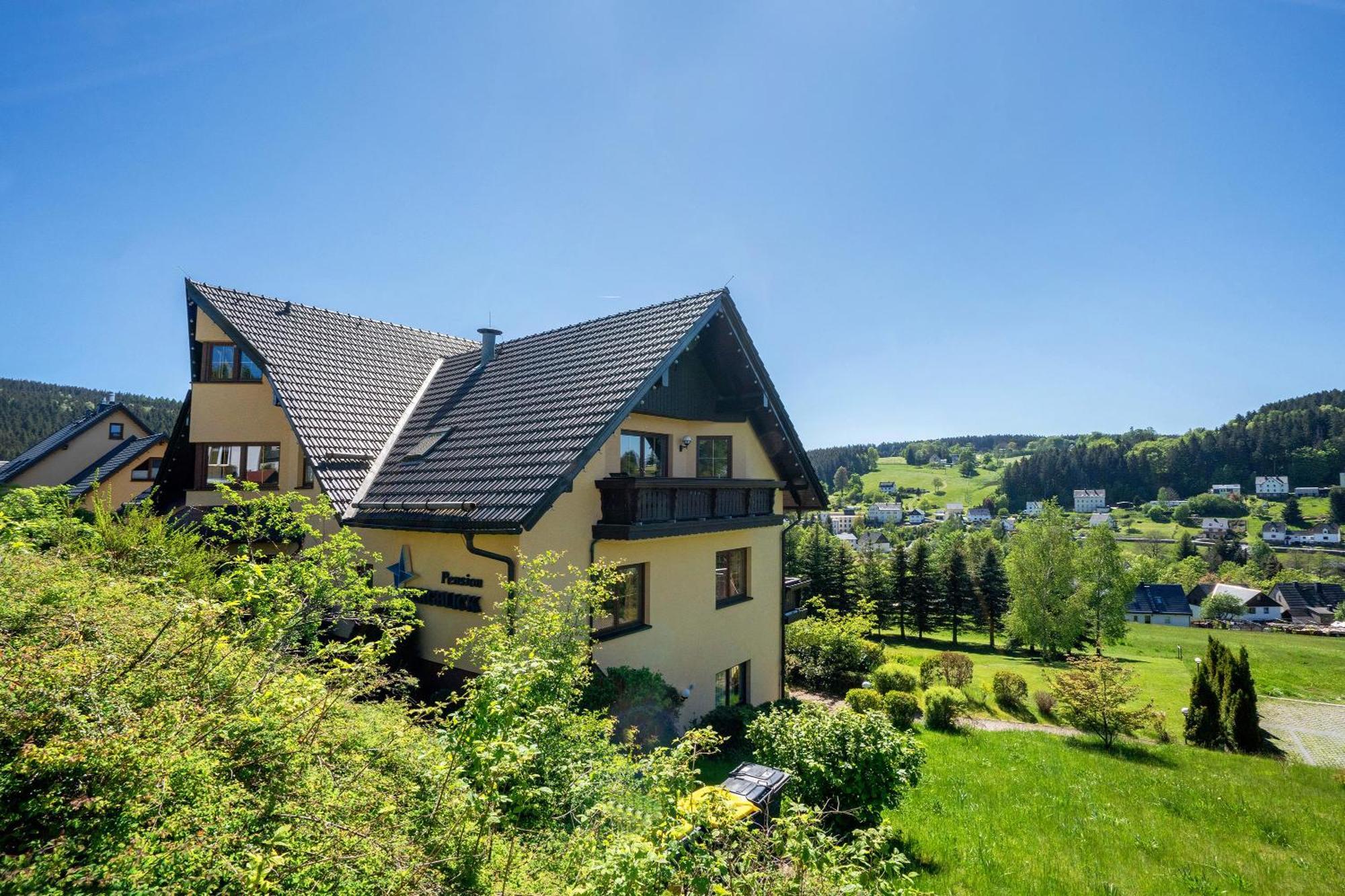 Pension Bergblick มาเรียนแบร์ก ภายนอก รูปภาพ